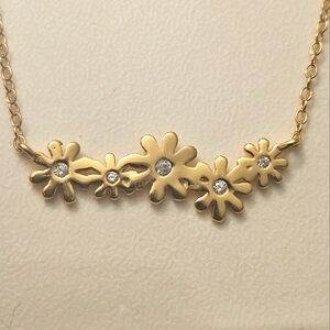 LOVISA Goldplated Sterling Silver Flower Necklace Floral